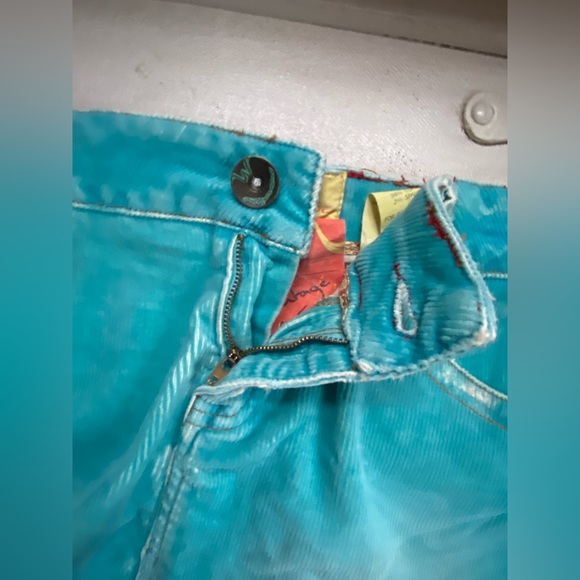 Turquoise skirt. Hip hugger. - Picture 3 of 5